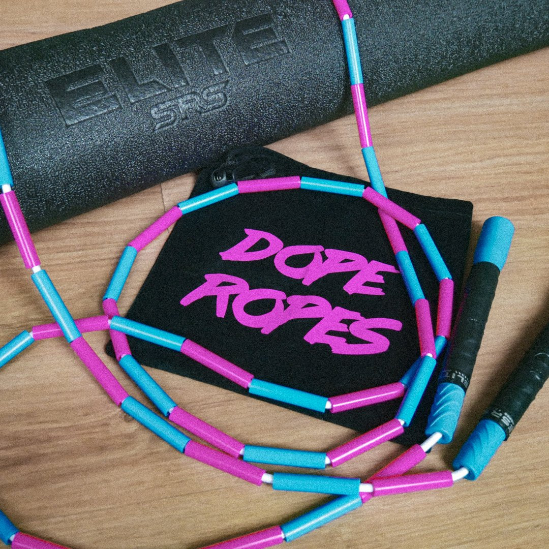 Dope Ropes Long Handle Beaded Jump Rope