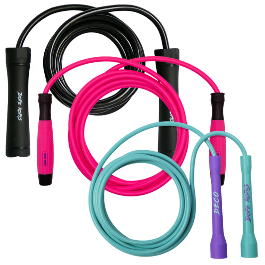Weighted Jump Rope Bundle (1/4lb, 1/2lb and 1lb)