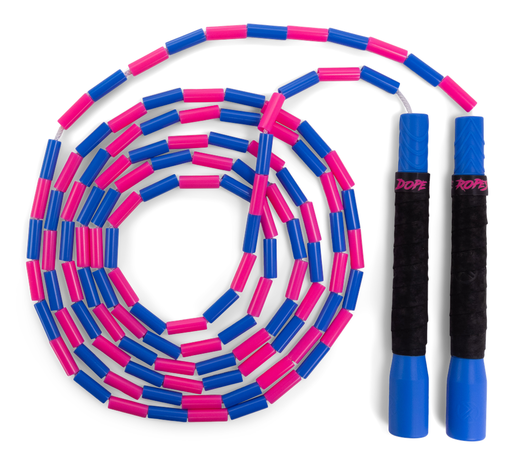 Dope Ropes Long Handle Beaded Jump Rope