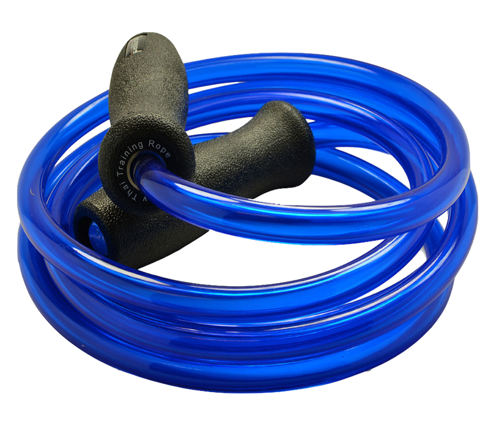 Dope Ropes - 1lb Heavy Jump Rope for Increased Intensity Workouts 8ft Blue